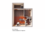 Town Square Residential Suites b & o railroad floor plan 3d