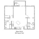 Town Square Residential Suites water works floor plan