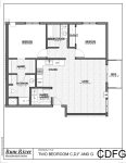 Rum River Residential Suites two bedroom floor plan