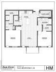 Rum River Residential Suites two bedroom floor plan