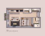 Clearwater Residential Suites - Indigo floor plan